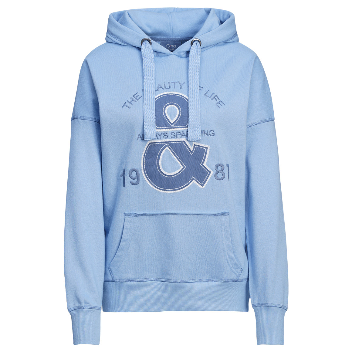 Damen Hoodie mit Stickerei Damen Hoodie mit Stickerei von Gina