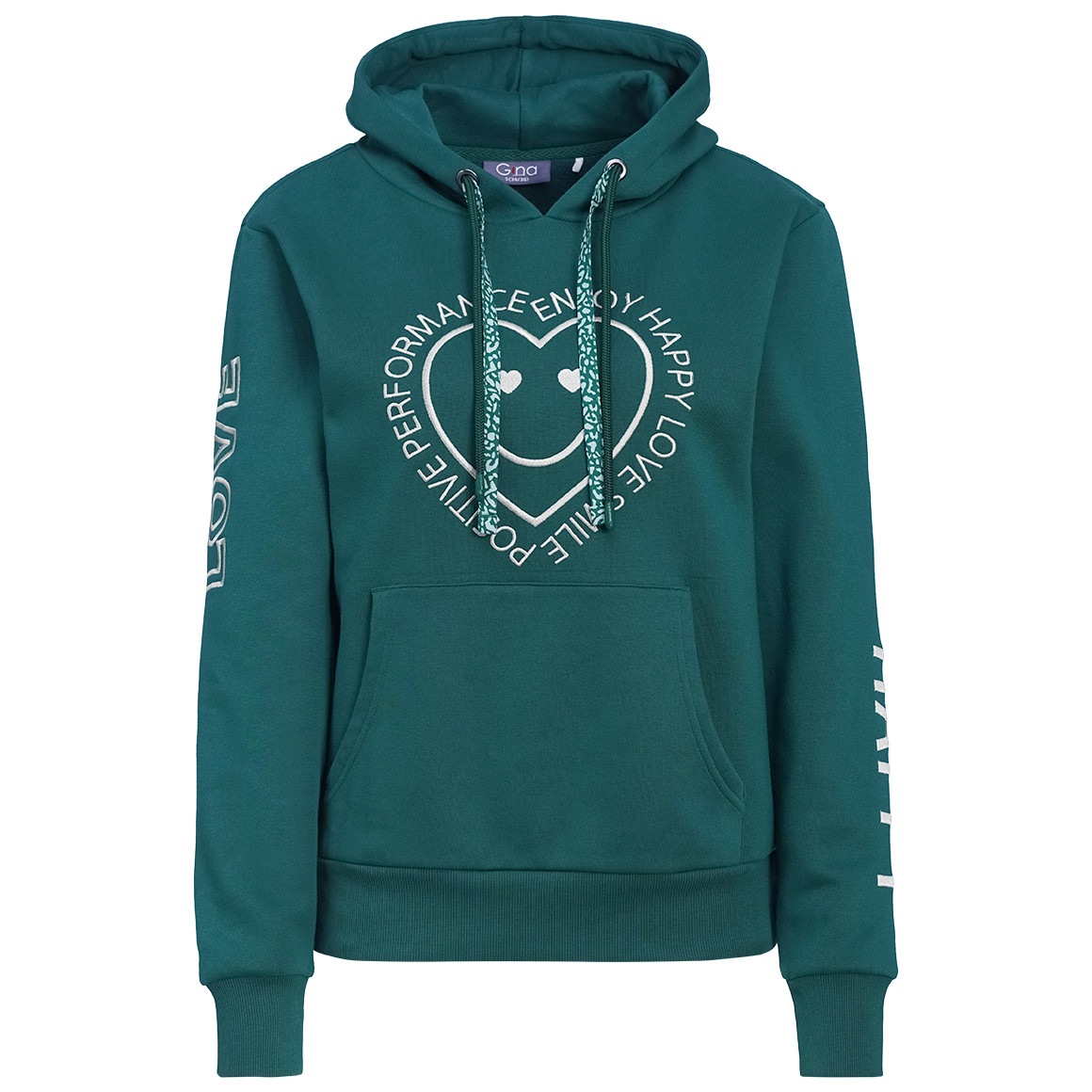 Damen Hoodie mit Stickerei von Gina