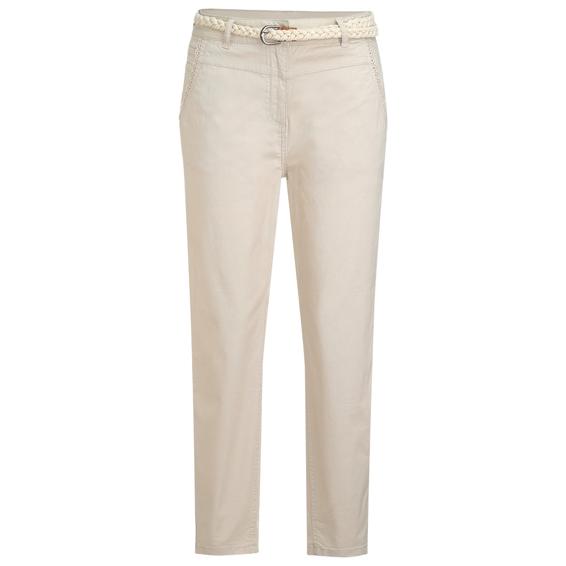 Damen Hose mit Zopf-Gürtel Damen Hose mit Zopf-Gürtel von Gina