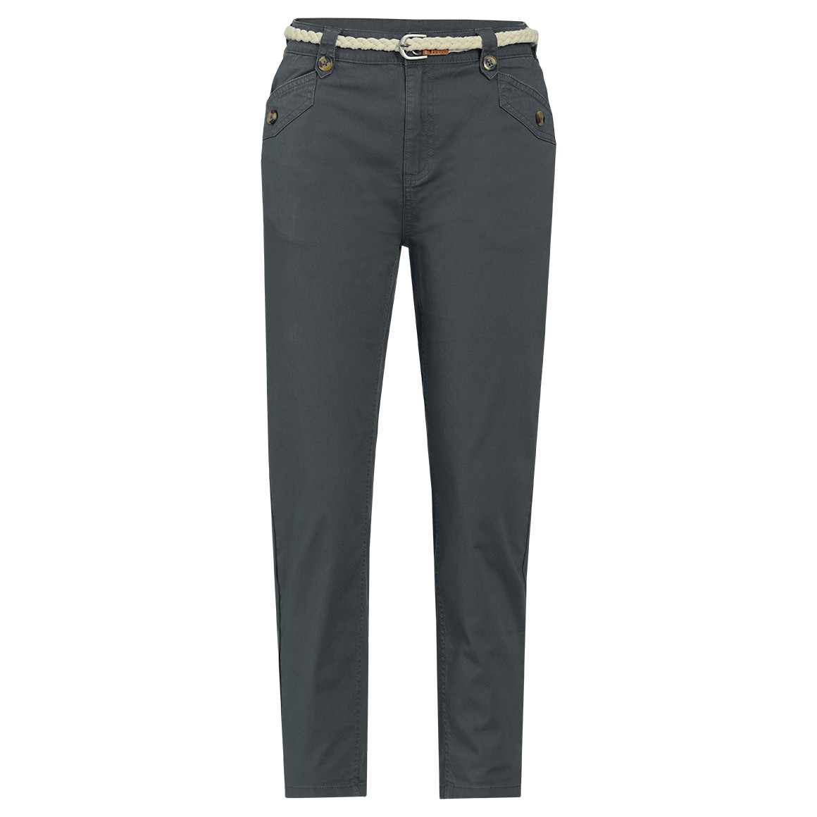 Damen Hose mit Zopf-Gürtel Damen Hose mit Zopf-Gürtel von Gina