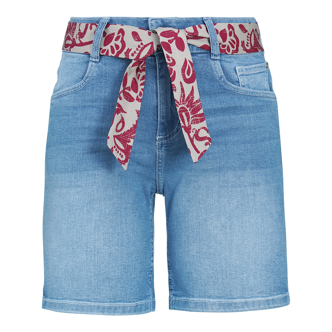 Damen Jeans-Shorts mit Bindegürtel Damen Jeans-Shorts mit Bindegürtel von Gina