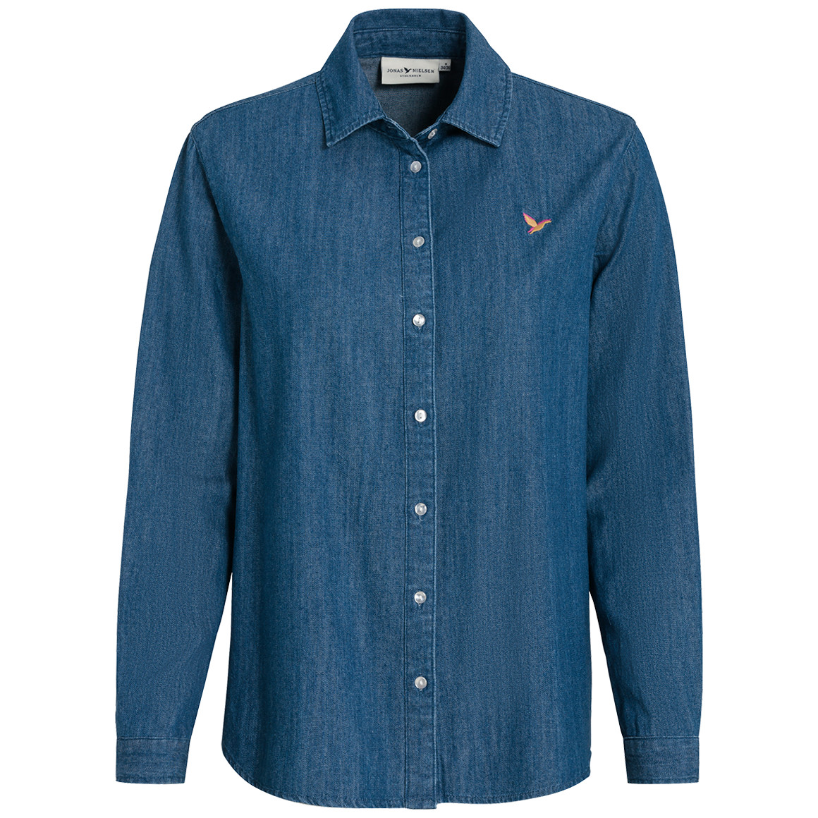 Damen Jeanshemd mit Stickerei Damen Jeanshemd mit Stickerei von Gina