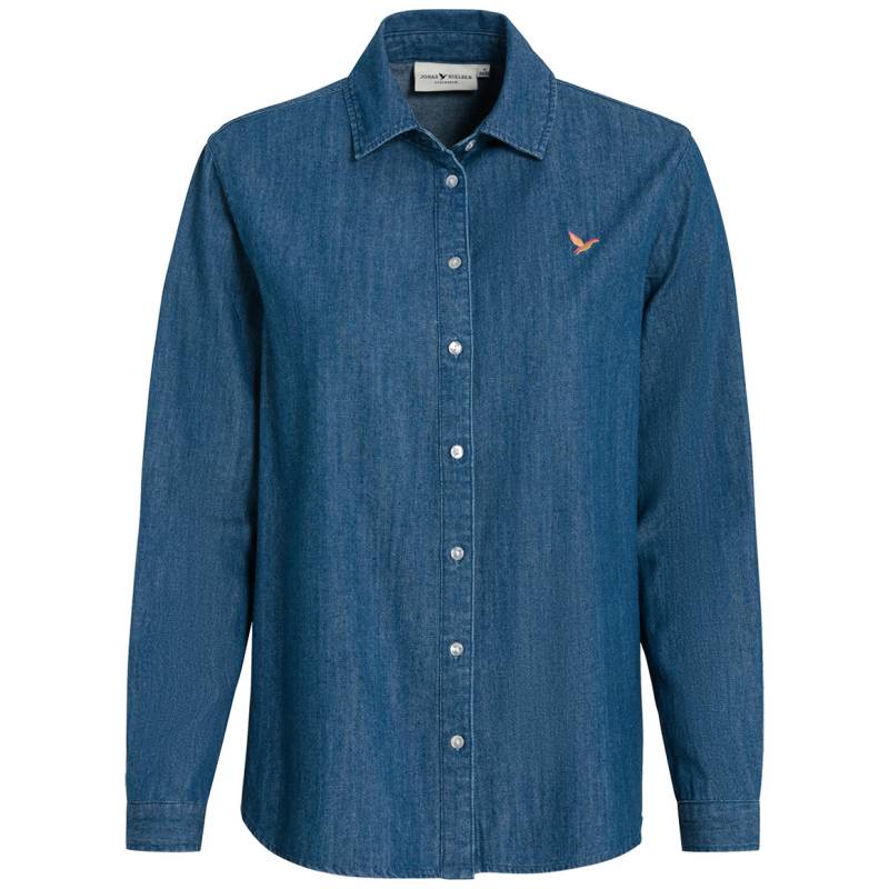 Damen Jeanshemd mit Stickerei von Gina