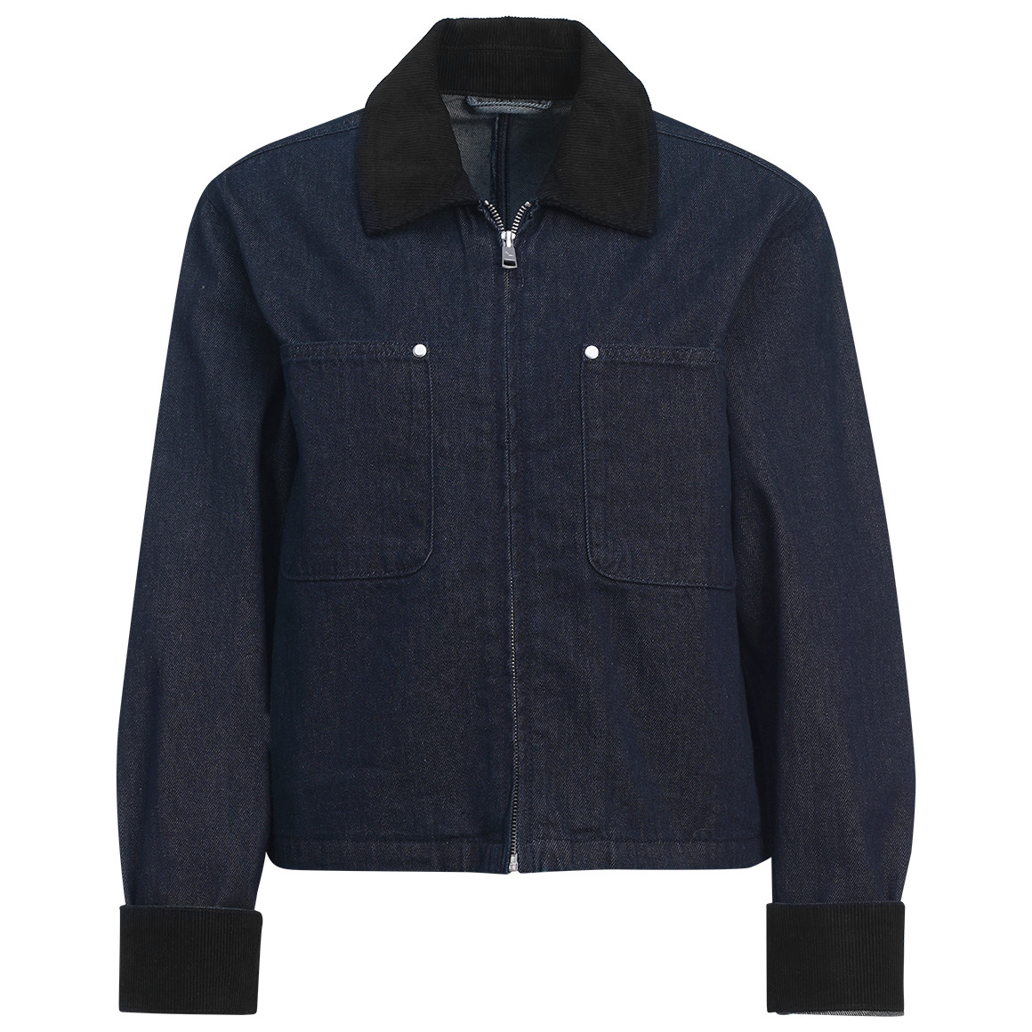 Damen Jeansjacke mit Cord-Kragen Damen Jeansjacke mit Cord-Kragen von Gina