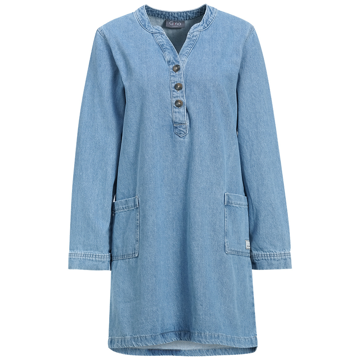 Damen Jeanskleid in Used-Waschung von Gina