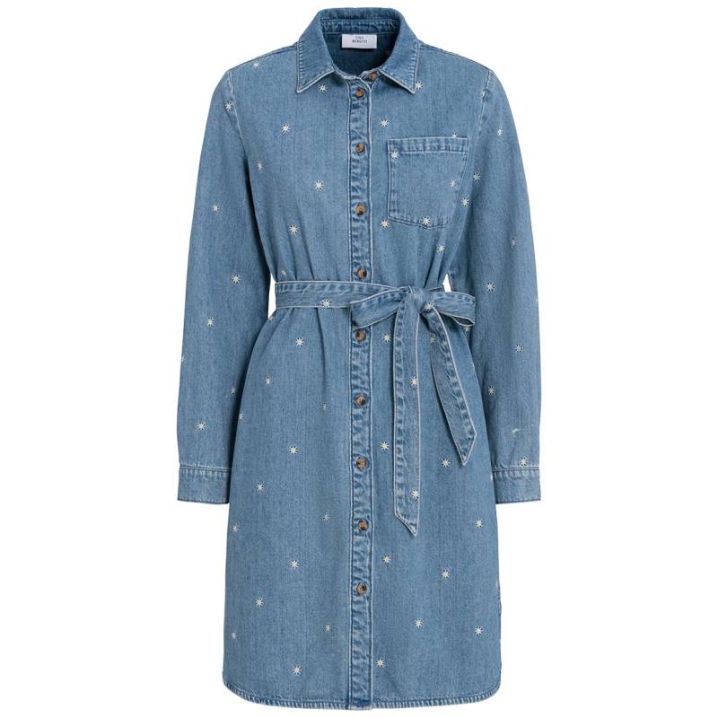 Damen Jeanskleid mit Blumen-Stickerei von Gina