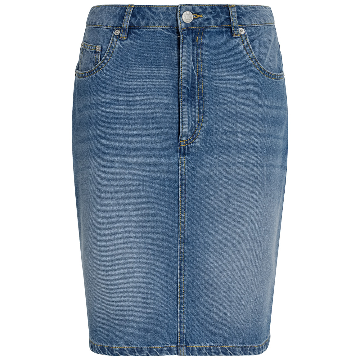Damen Jeansrock in Denim-Optik von Gina