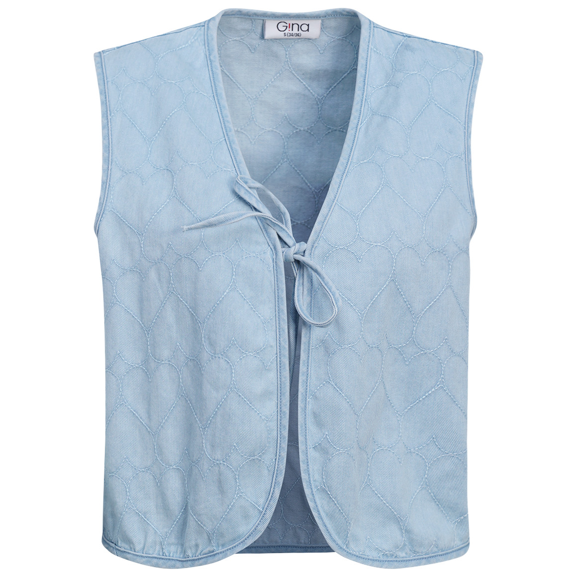 Damen Jeansweste zum Binden Damen Jeansweste zum Binden von Gina