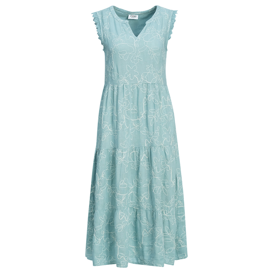 Damen Kleid mit Allover-Stickerei Damen Kleid mit Allover-Stickerei von Gina