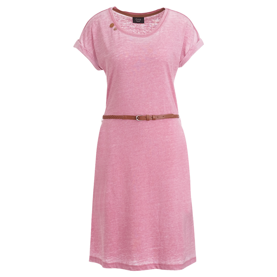 Damen Kleid mit Gürtel Damen Kleid mit Gürtel von Gina