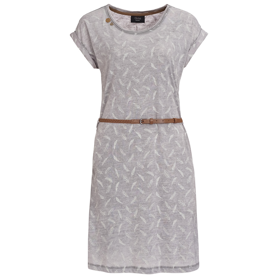 Damen Kleid mit Gürtel von Gina