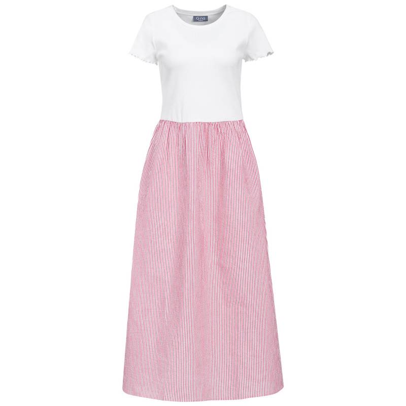 Damen Kleid mit Seersucker-Struktur Damen Kleid mit Seersucker-Struktur von Gina