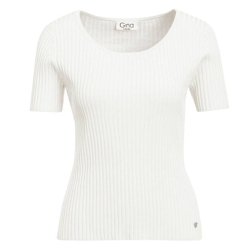 Damen Kurzarm-Strickpullover mit Rippstruktur Damen Kurzarm-Strickpullover mit Rippstruktur von Gina