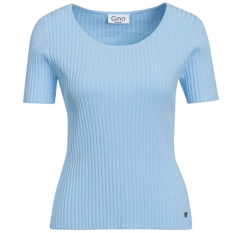 Damen Kurzarm-Strickpullover mit Rippstruktur Damen Kurzarm-Strickpullover mit Rippstruktur von Gina
