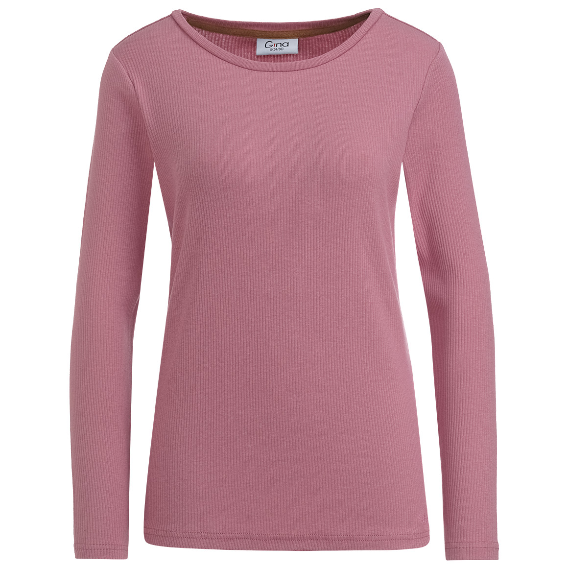 Damen Langarmshirt in Feinripp Damen Langarmshirt in Feinripp von Gina