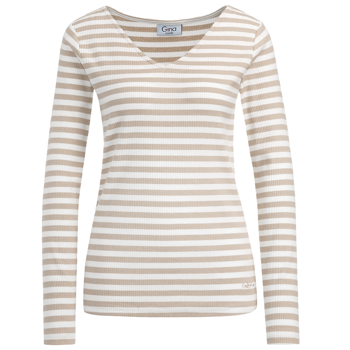 Damen Langarmshirt mit Bio-Baumwolle von Gina