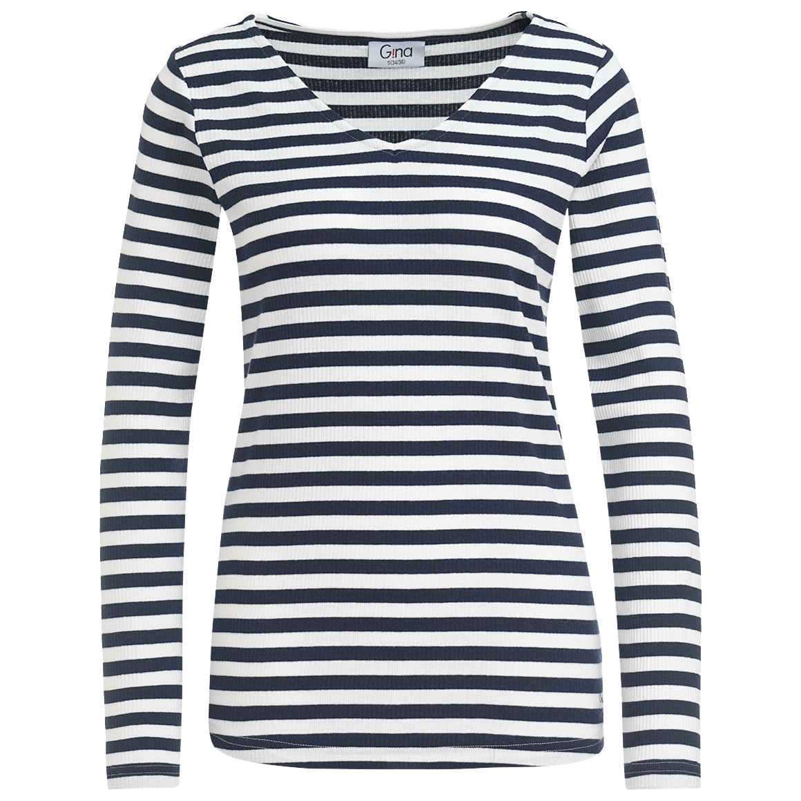 Damen Langarmshirt mit Bio-Baumwolle von Gina