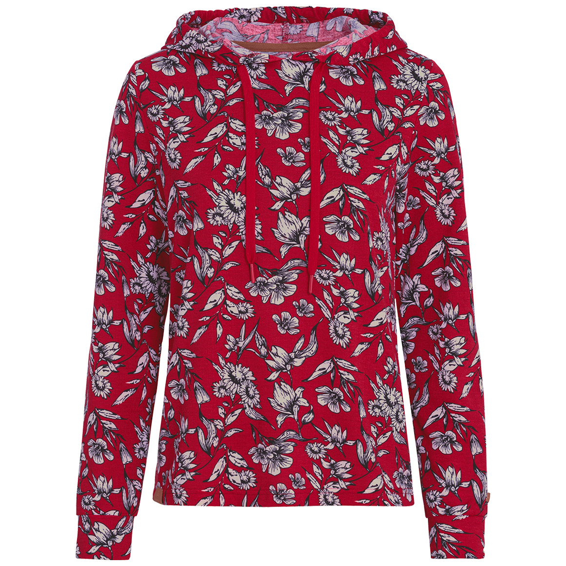 Damen Langarmshirt mit Kapuze von Gina
