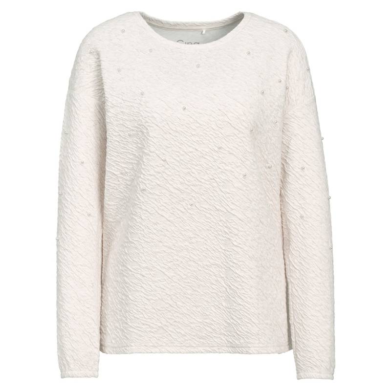 Damen Langarmshirt mit Perlen Damen Langarmshirt mit Perlen von Gina