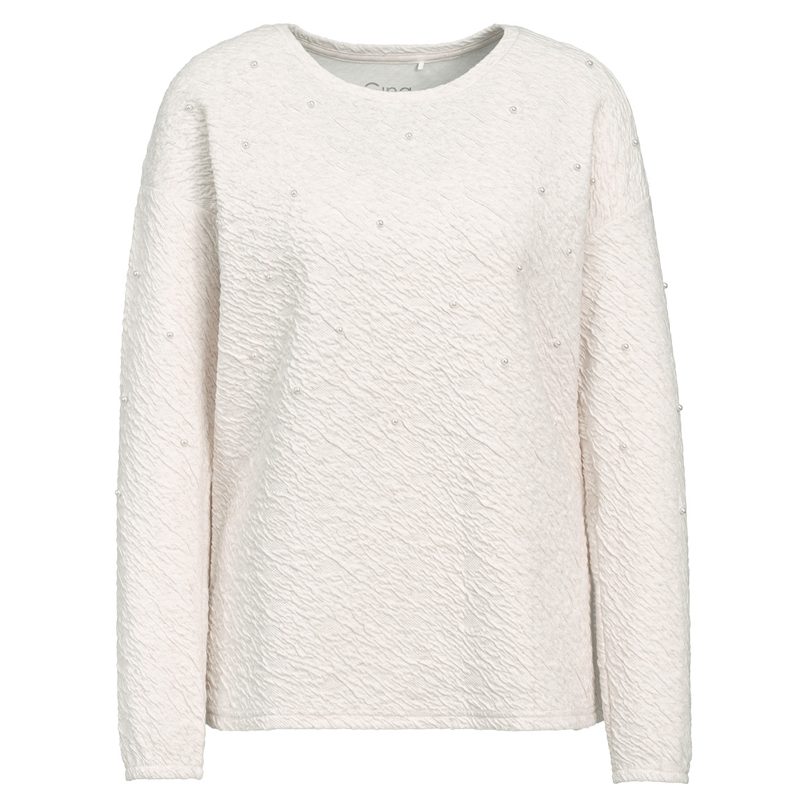 Damen Langarmshirt mit Perlen Damen Langarmshirt mit Perlen von Gina