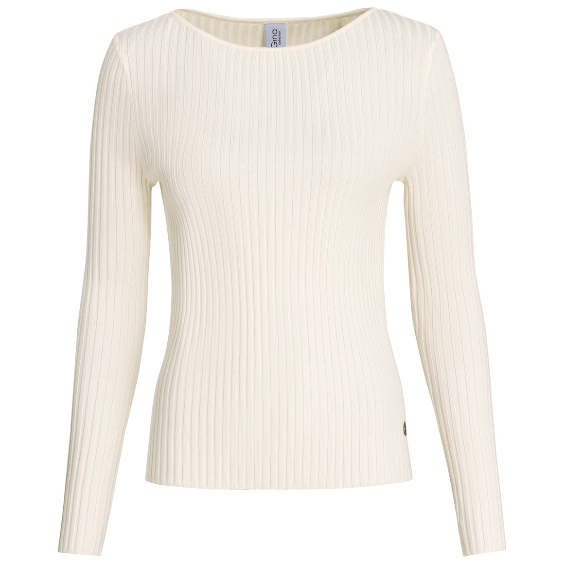 Damen Langarmshirt mit Rippstruktur von Gina