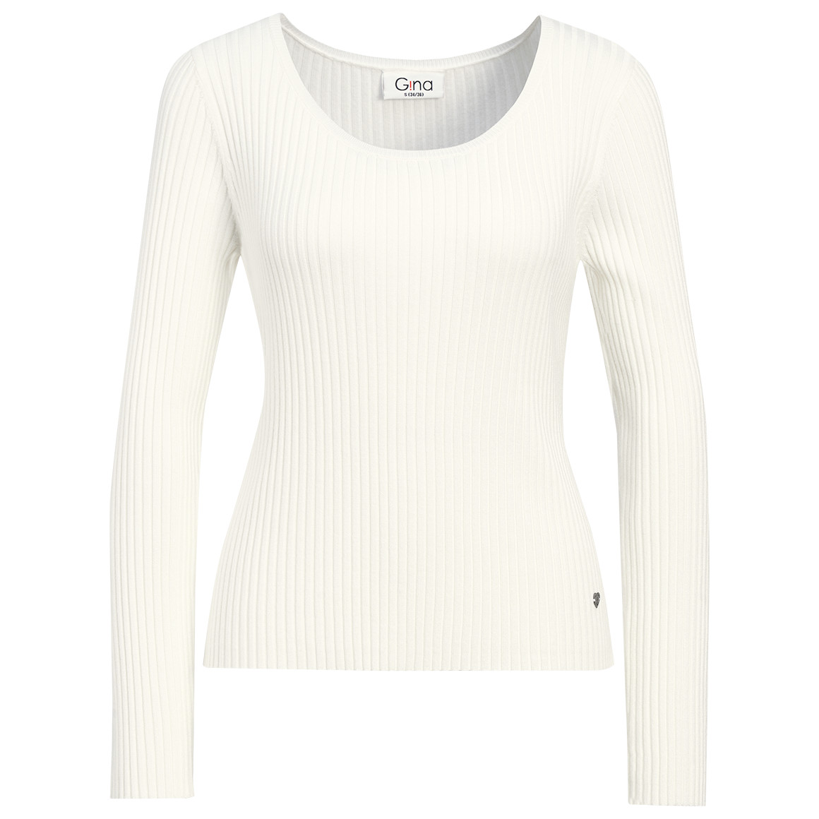 Damen Langarmshirt mit Rundhalsausschnitt von Gina