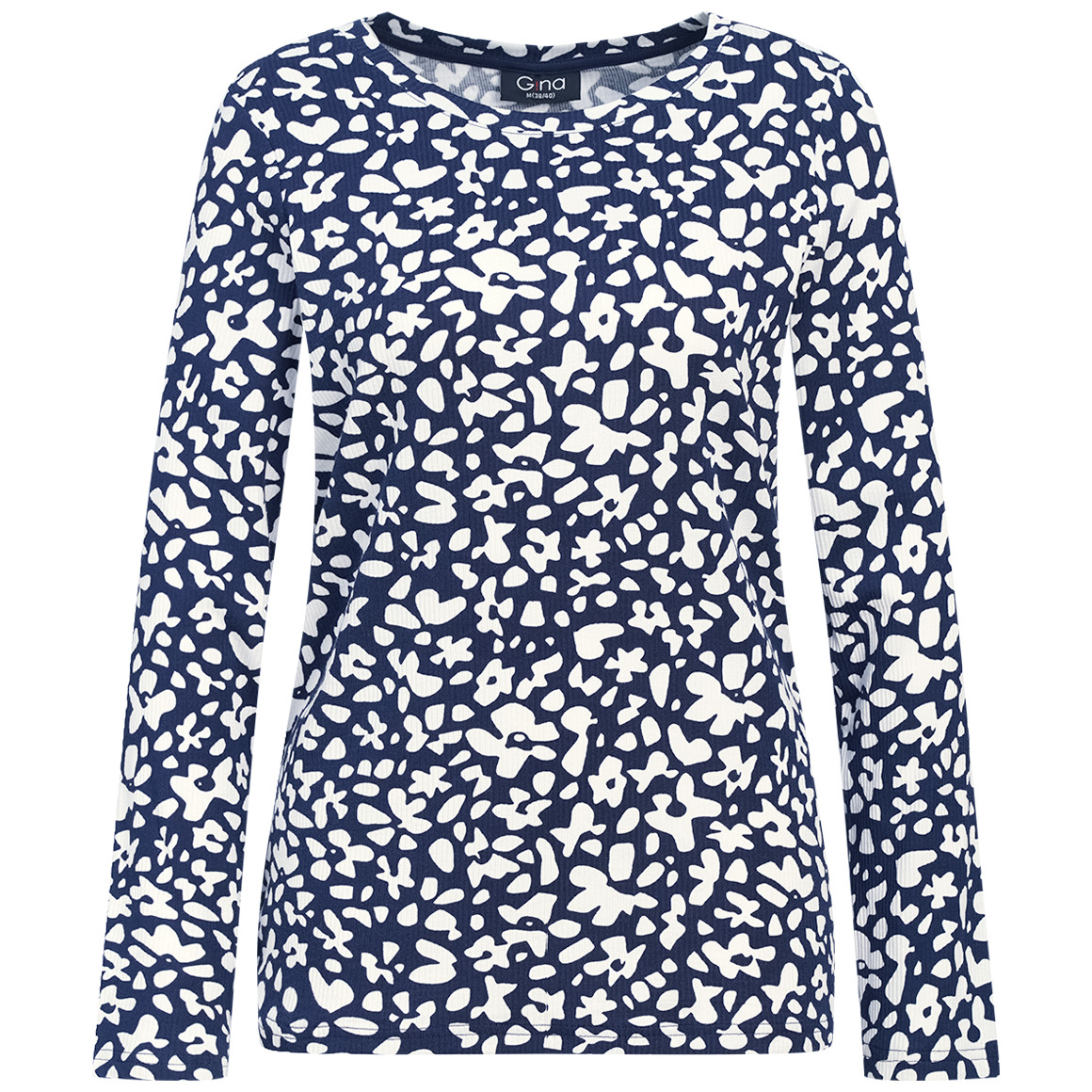 Damen Langarmshirt mit Rundhalsausschnitt Damen Langarmshirt mit Rundhalsausschnitt von Gina