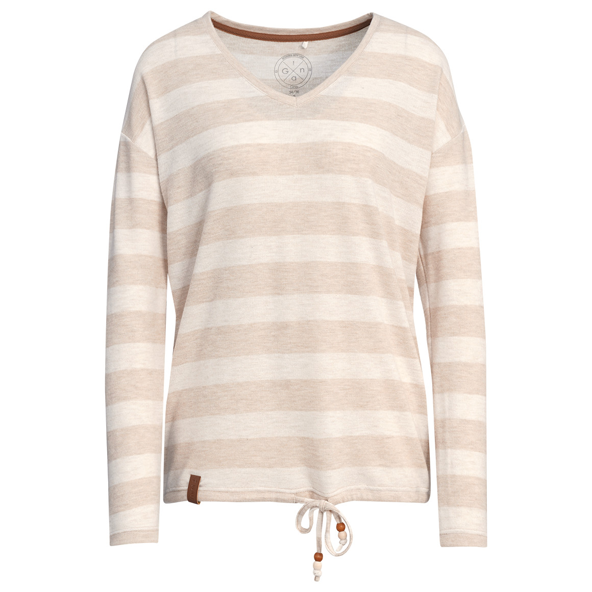 Damen Langarmshirt mit Streifen von Gina