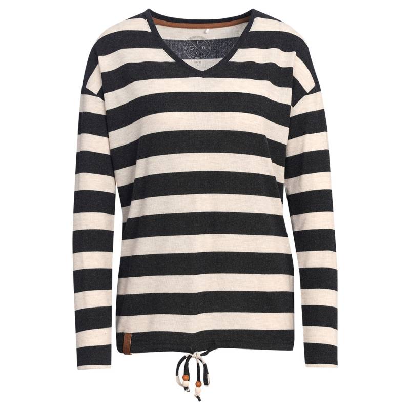 Damen Langarmshirt mit Streifen Damen Langarmshirt mit Streifen von Gina