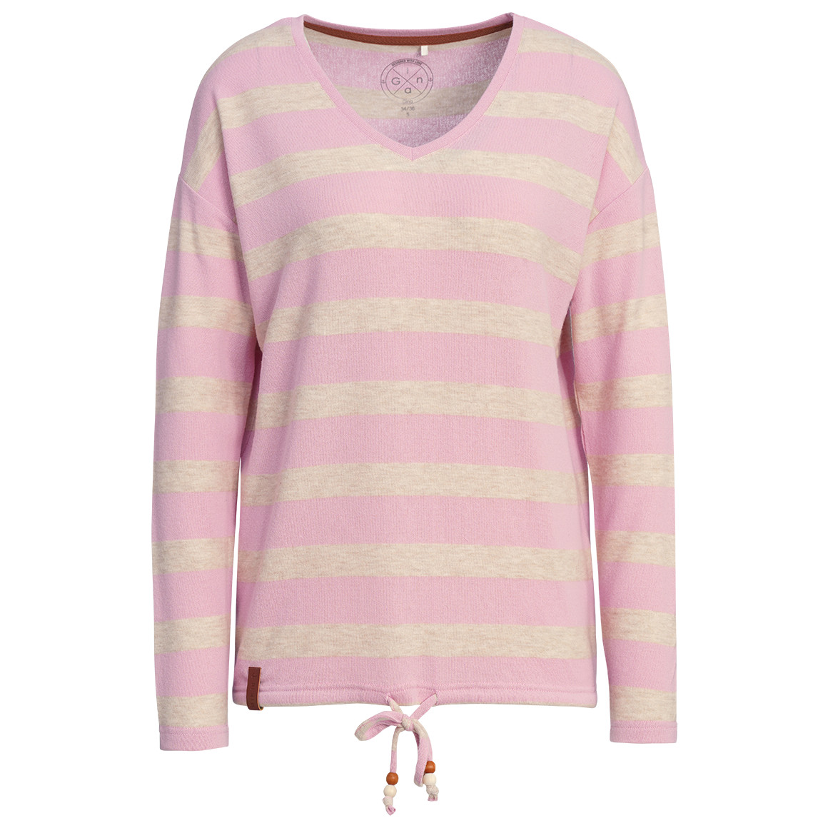 Damen Langarmshirt mit Streifen von Gina