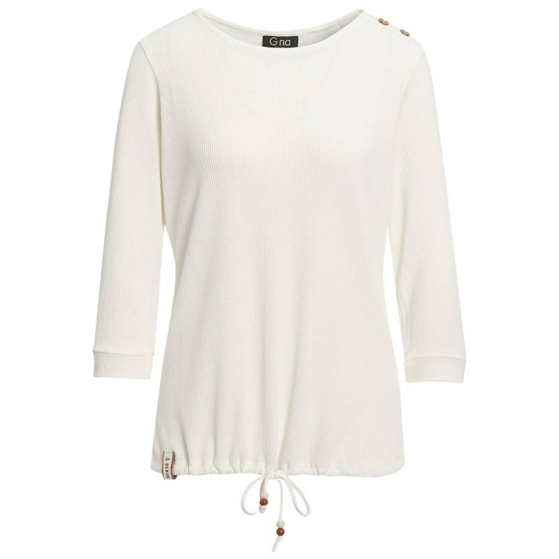 Damen Langarmshirt mit Waffelstruktur von Gina