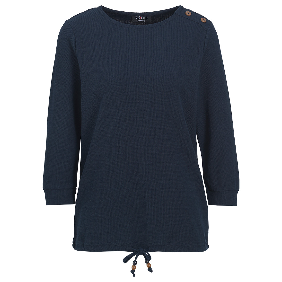 Damen Langarmshirt mit Waffelstruktur Damen Langarmshirt mit Waffelstruktur von Gina