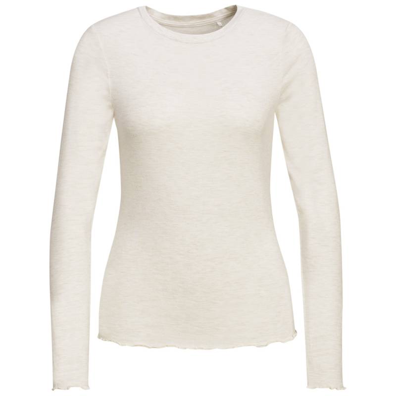 Damen Langarmshirt mit Wellenbündchen Damen Langarmshirt mit Wellenbündchen von Gina