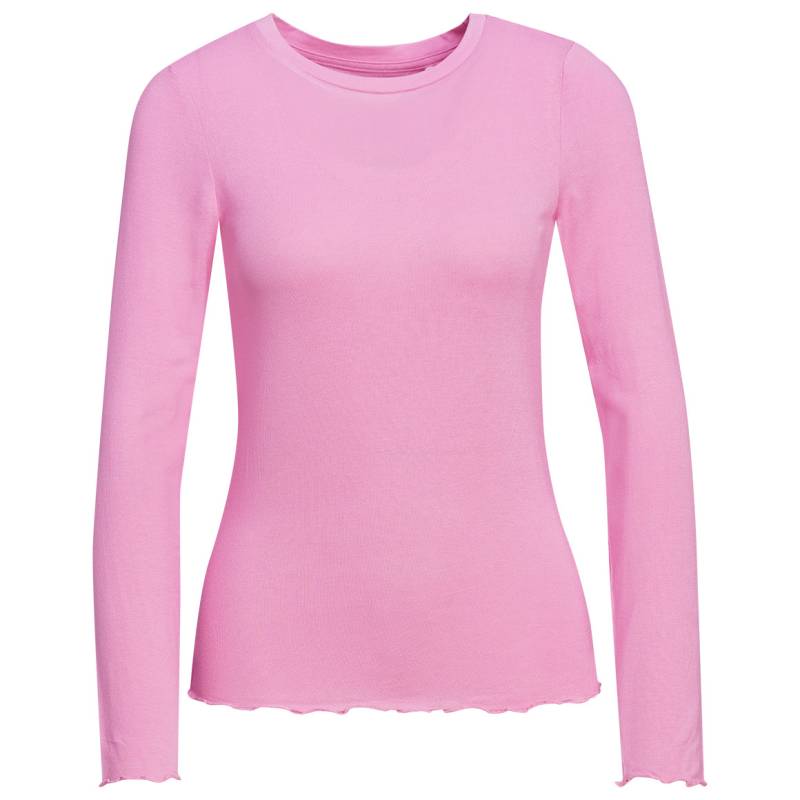 Damen Langarmshirt mit Wellenbündchen Damen Langarmshirt mit Wellenbündchen von Gina