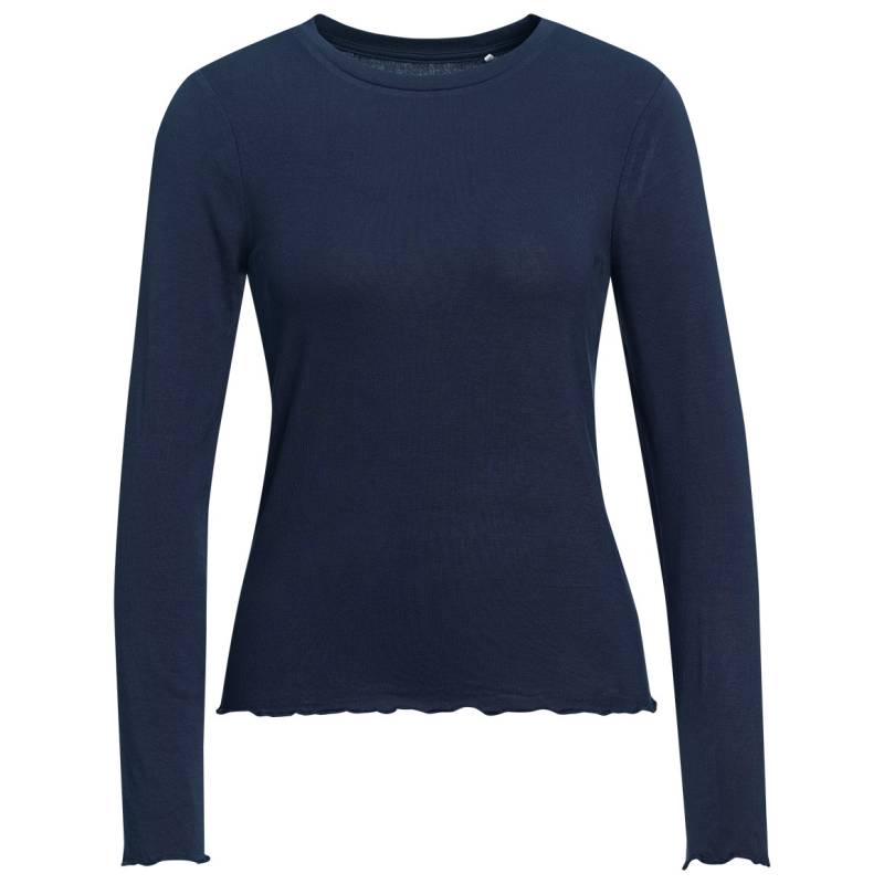 Damen Langarmshirt mit Wellenbündchen Damen Langarmshirt mit Wellenbündchen von Gina
