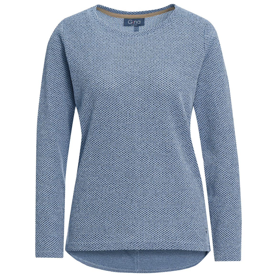 Damen Langarmshirt mit Zierknöpfen von Gina
