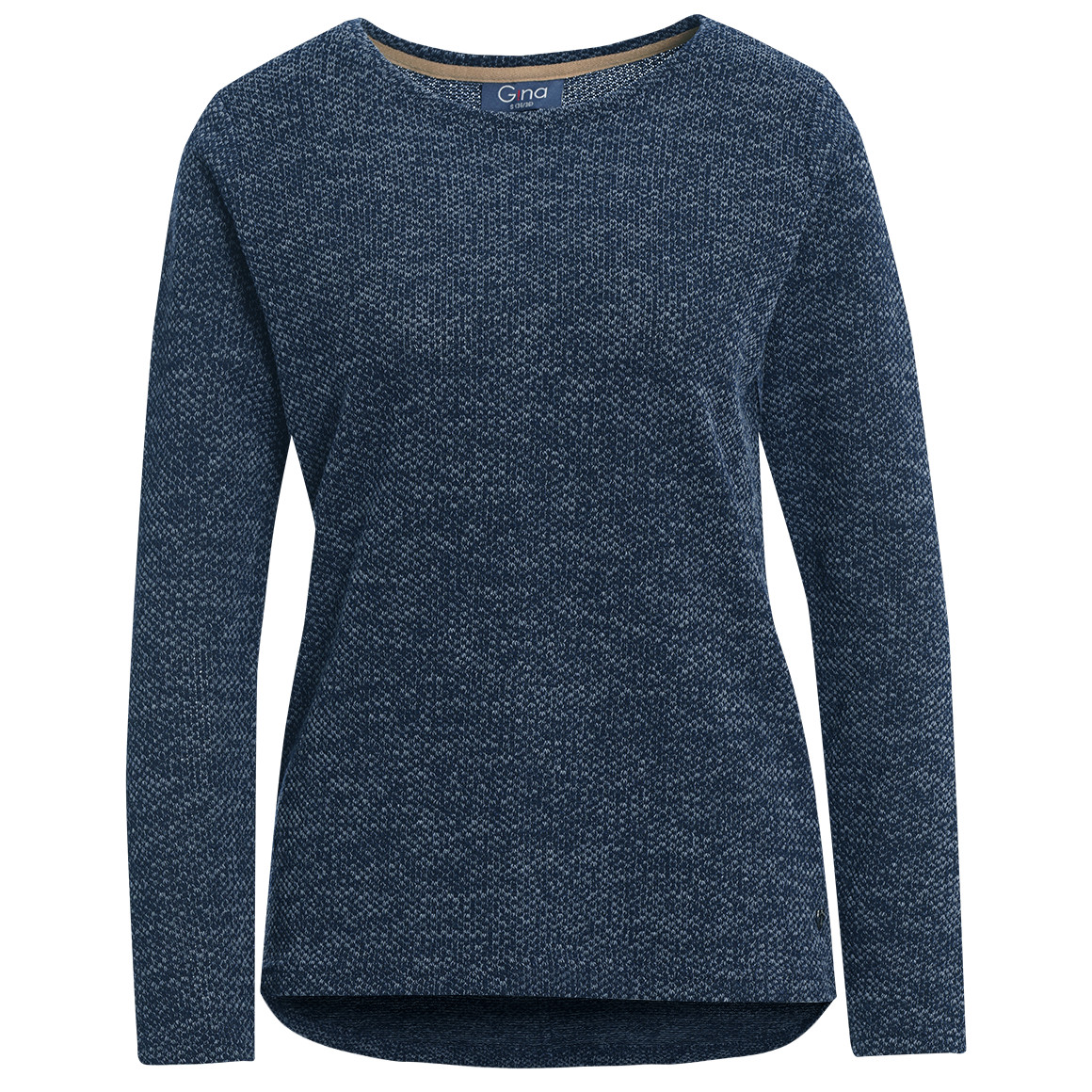 Damen Langarmshirt mit Zierknöpfen von Gina
