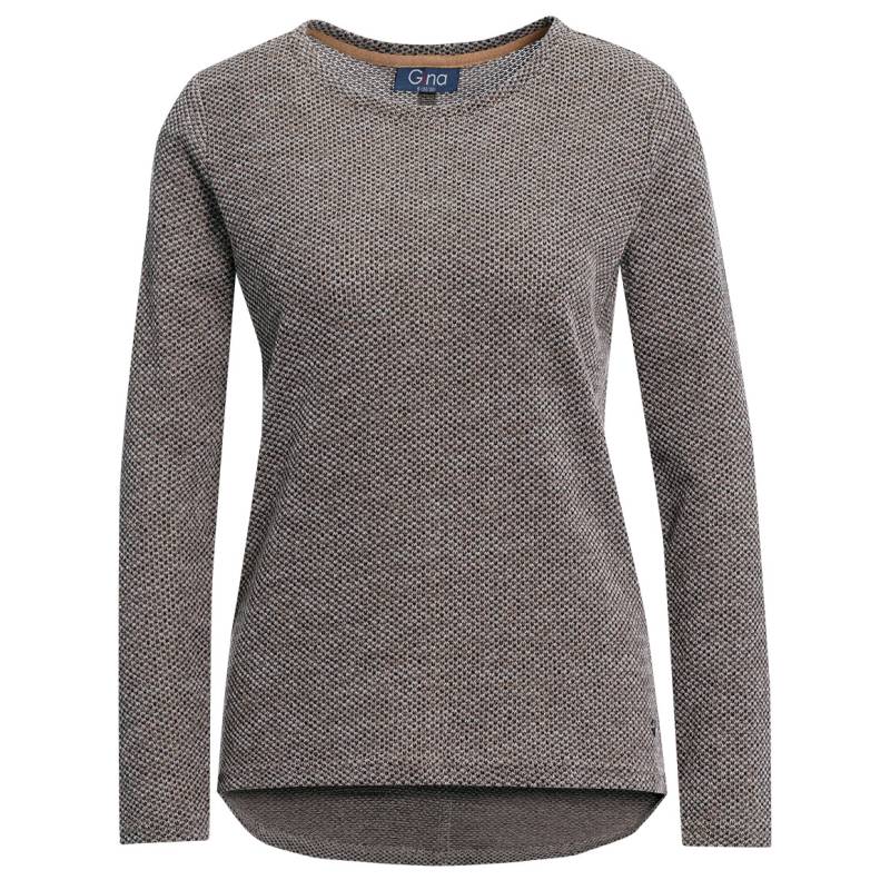 Damen Langarmshirt mit Zierknöpfen von Gina