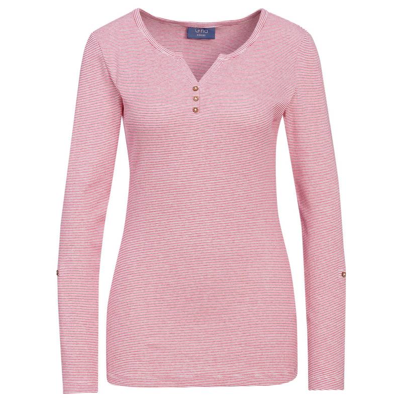 Damen Langarmshirt mit feinen Streifen Damen Langarmshirt mit feinen Streifen von Gina