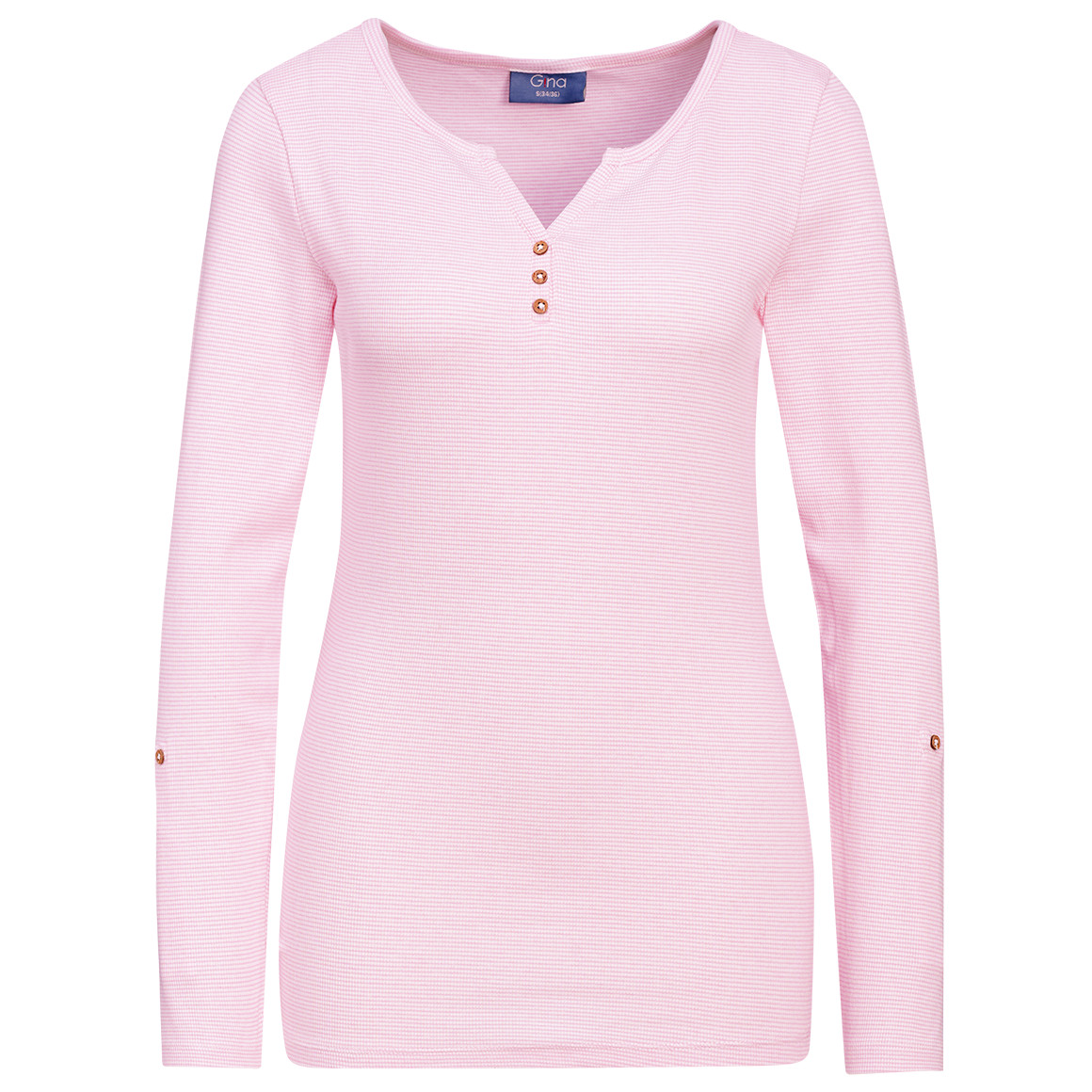 Damen Langarmshirt mit feinen Streifen von Gina