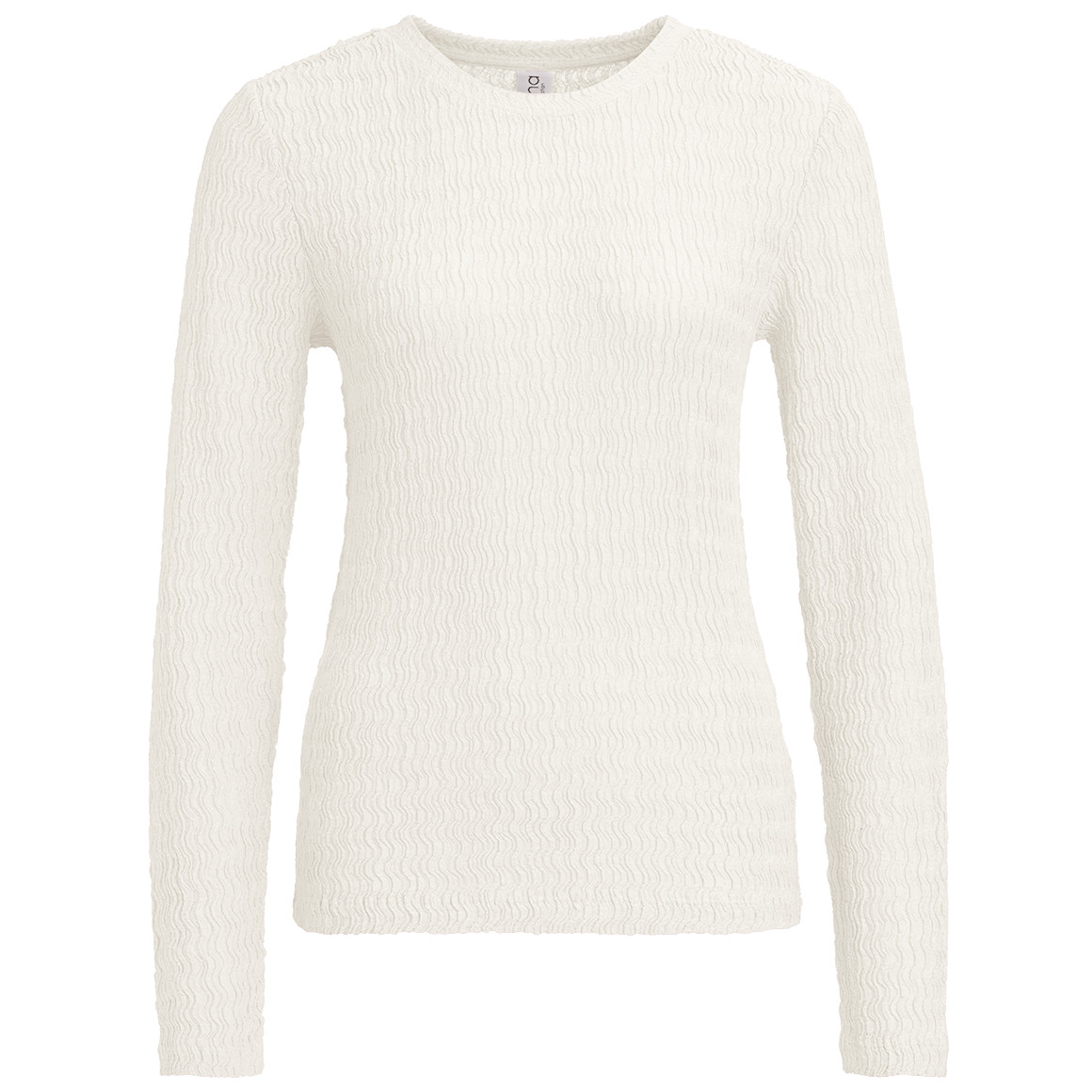 Damen Langarmshirt mit gekreppter Struktur Damen Langarmshirt mit gekreppter Struktur von Gina