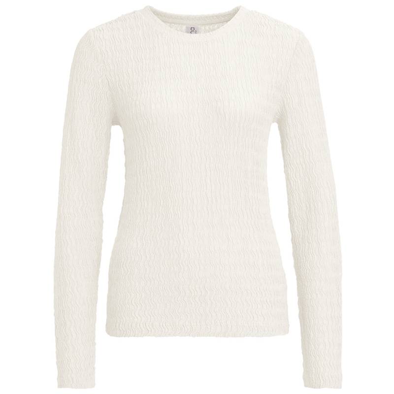 Damen Langarmshirt mit gekreppter Struktur von Gina