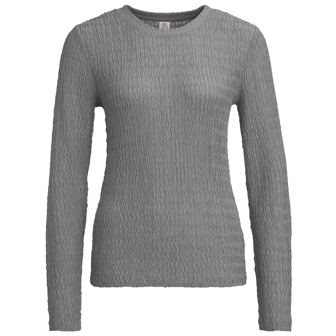 Damen Langarmshirt mit gekreppter Struktur Damen Langarmshirt mit gekreppter Struktur von Gina