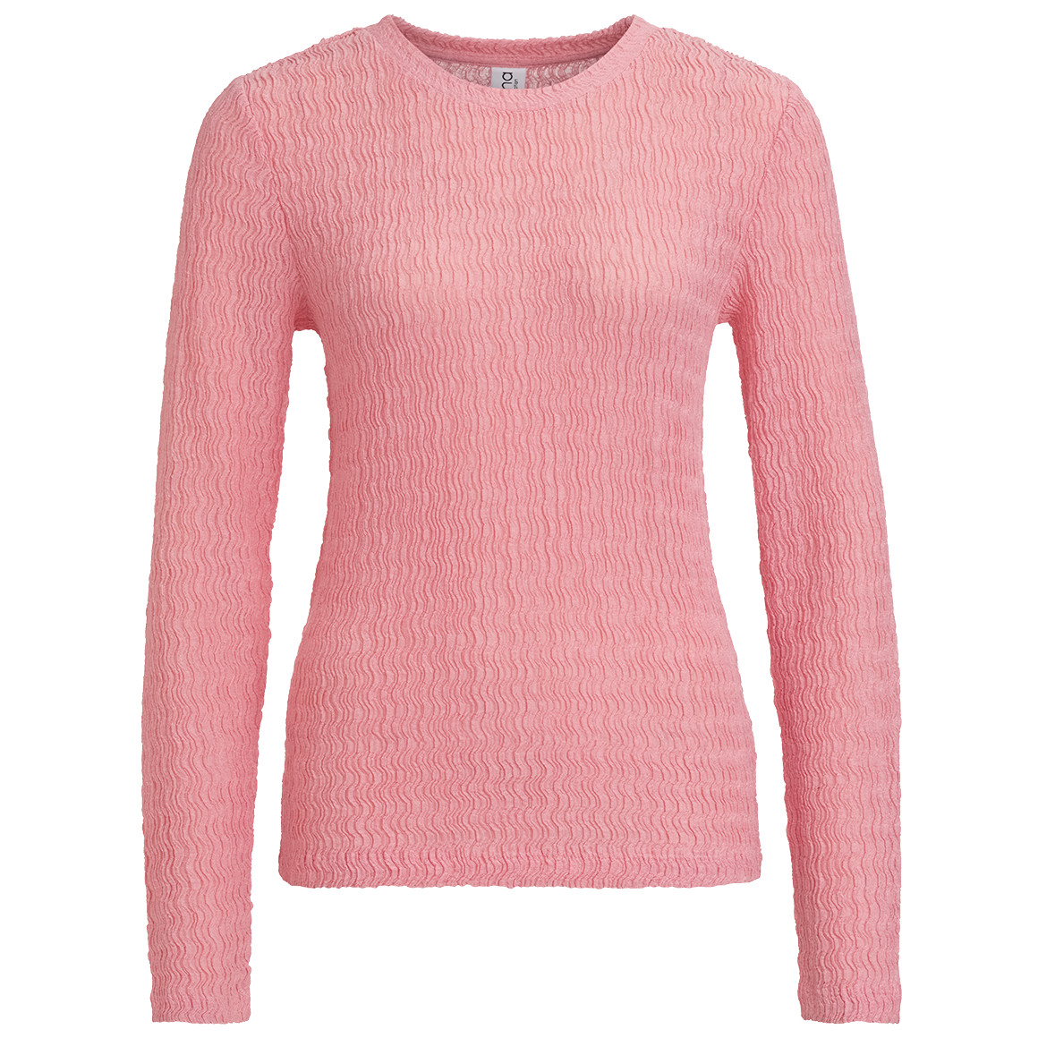 Damen Langarmshirt mit gekreppter Struktur Damen Langarmshirt mit gekreppter Struktur von Gina