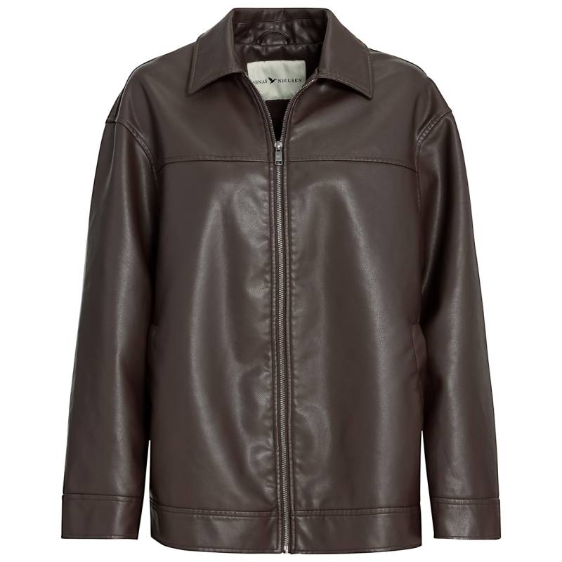 Damen Lederjacke aus Kunstleder von Gina