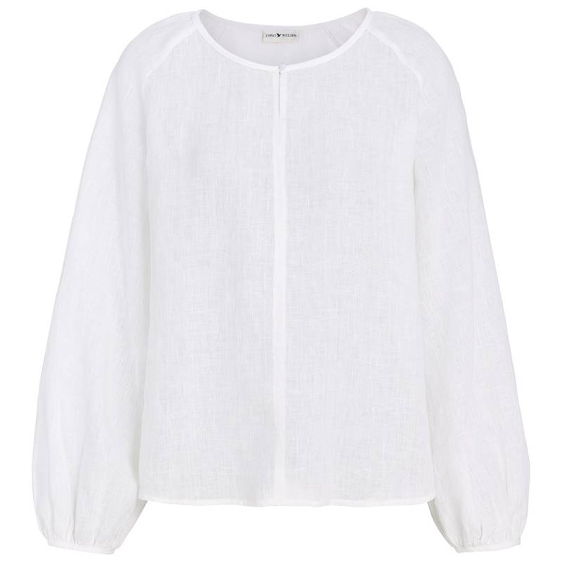 Damen Leinen-Bluse unifarben von Gina