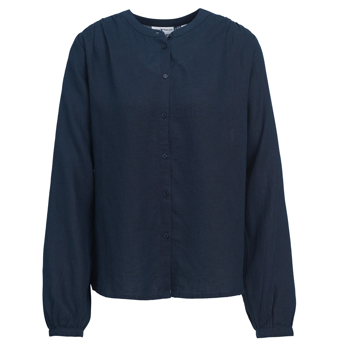 Damen Leinen-Bluse unifarben von Gina