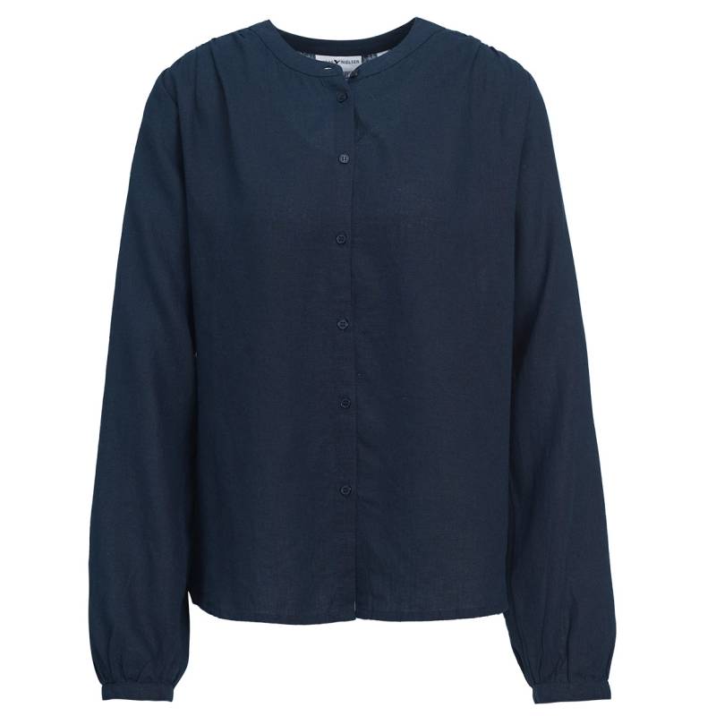 Damen Leinen-Bluse unifarben von Gina