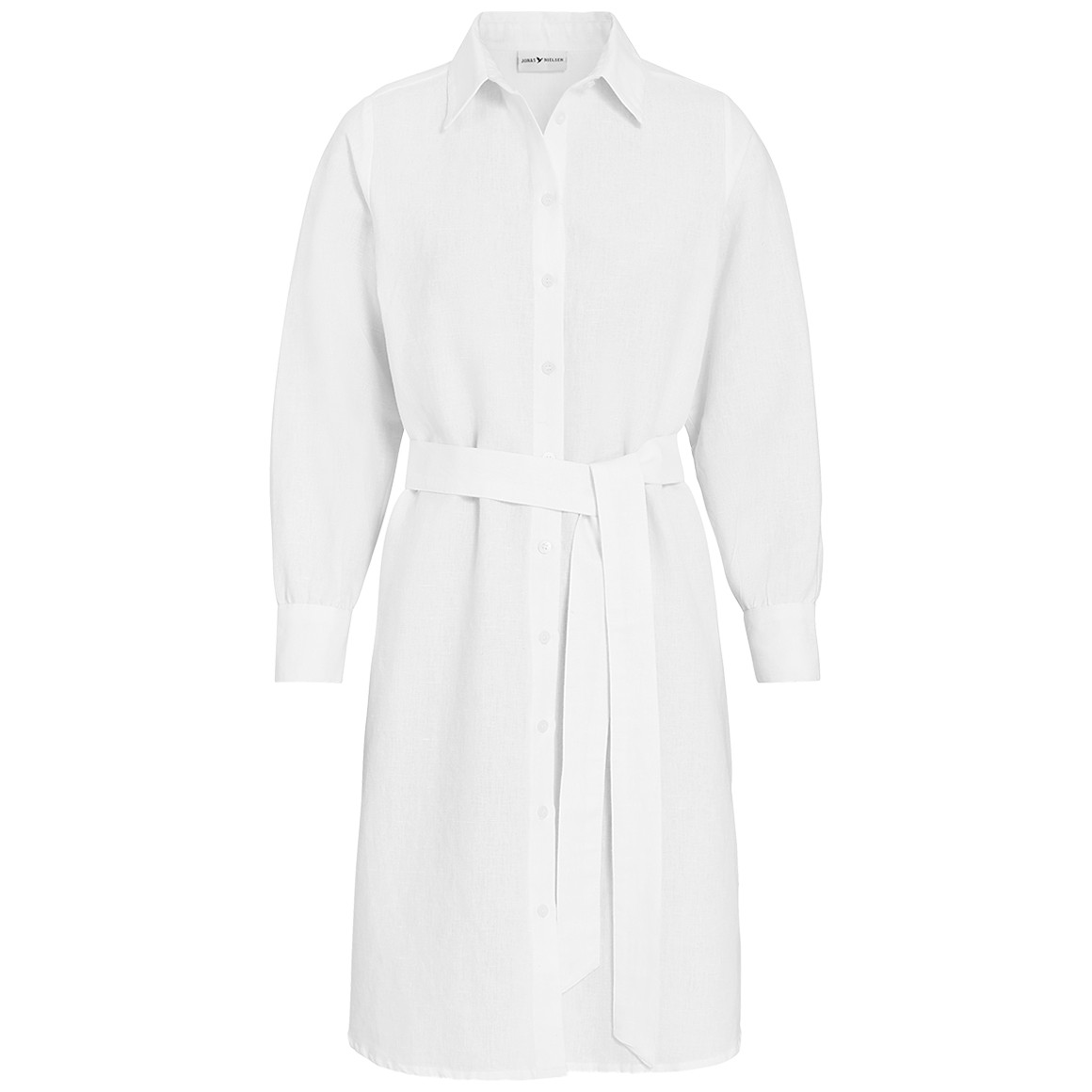 Damen Leinen-Hemdkleid mit Bindeband Damen Leinen-Hemdkleid mit Bindeband von Gina
