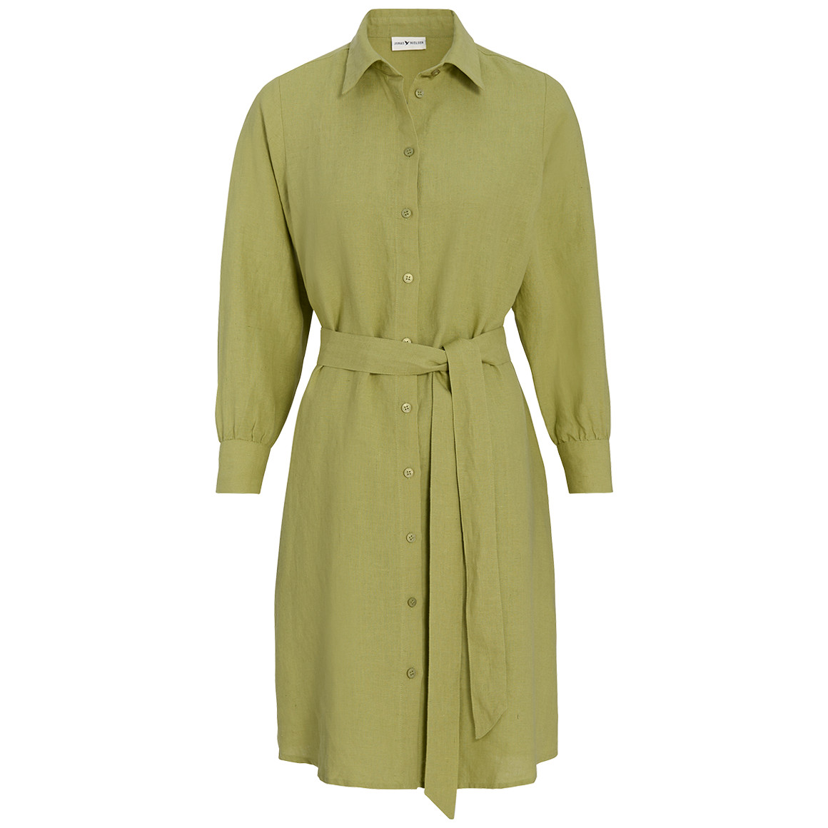 Damen Leinen-Hemdkleid mit Bindeband Damen Leinen-Hemdkleid mit Bindeband von Gina